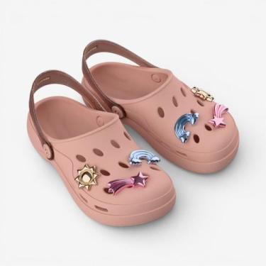 Imagem de Babuche Zaxy Joy Pins Infantil Rosa, Rosa iogurte, 25/26