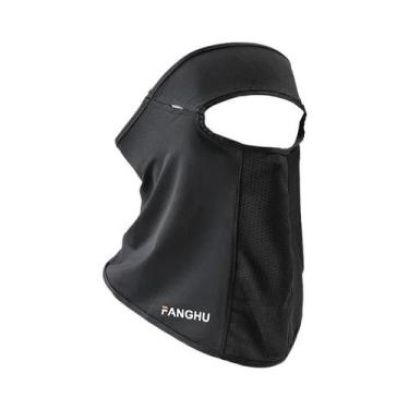 Imagem de Máscara Facial Esportiva De Verão Anti-UV Em Seda Gelada Com Proteção 