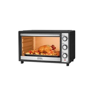 Imagem de Forno Elétrico de Bancada Mondial FRN-52-BI 52L 1800W com Grill Preto Inox 220V