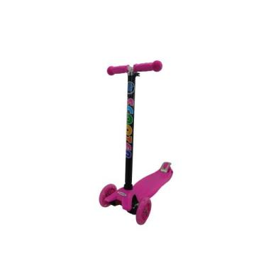 Imagem de Patinete 4 Rodas Infantil Reforçado Series Com Leds - Move Ways, Viole