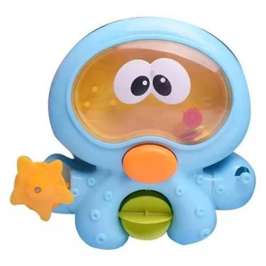 Imagem de Brinquedo de Banho Baby Polvo Bebês Polibrinq - BB3011