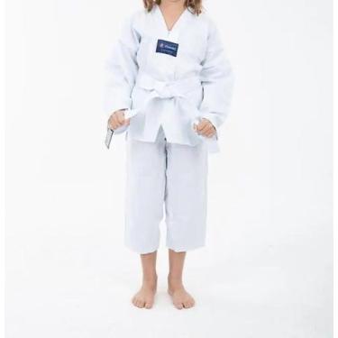 Imagem de Kimono Torah TaeKwonDo Reforçado Infantil, Branco, M2