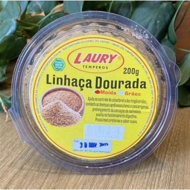 Imagem de Linhaça Dourada moída 200gr Laury temperos 