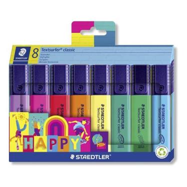 Imagem de Marca Texto Staedtler Textsurfer Classic Happy 8 Cores