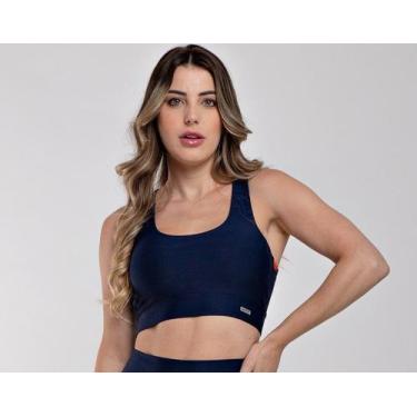 Imagem de Top X Power Marinho/Laranja - Hoop Fit, G