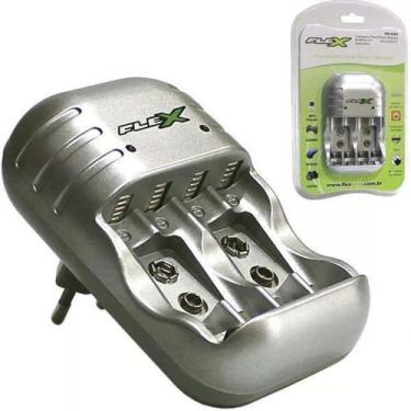 Imagem de Carregador De Pilha Aa Aaa 9v Bivolt Auto Stop Flex Bivolt