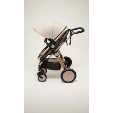 Imagem de Carrinho de Bebê Travel System Reclinável Dourado - Congratulations St