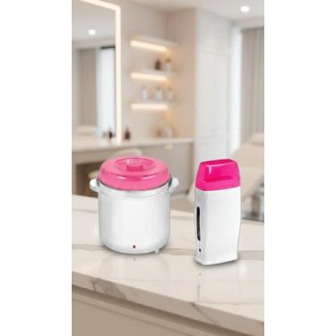 Imagem de Kit Aquecedor de Cera Profissional + Aplicador Roll On - Congratulatio