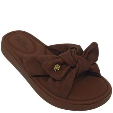 Imagem de Chinelo Modare Feminino Nubuck Ultra Soft com Laço, Multi avelã, 36, F