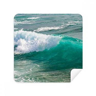 Imagem de Spray Water Sea Wave Science Nature Picture Glasses Pano de limpeza de tela Tecido de camurça Pacote com 2