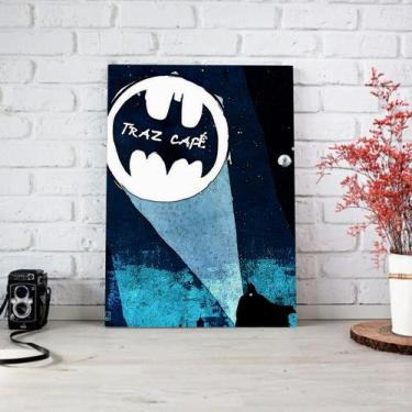 Imagem de Placa Decorativa Símbolo Batman - Lojinha Da Luc