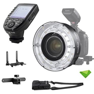Imagem de Godox R200 para AD200 AD200 Pro Macro Anel Flash Head com Godox Xpro-S Trigger 5800±200K 200Ws com Lâmpada de Modelagem Macro Speedlight para Câmeras DSLR para Retrato, Macro Shooting, Fotografia, etc
