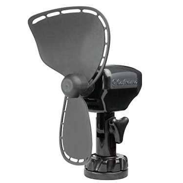 Imagem de SEEKR por Caframo Ultimate Fan. Sem grelha e sussurro silencioso. Design de lâmina segura para os dedos com absorção de choque. 2 velocidades. Feito no Canadá. Ultimate 757 Preto 24V