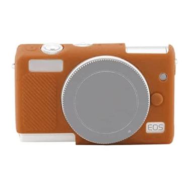 Imagem de HONGYAN capa da câmera Case de proteção de silicone suave para Canon EOS M200 acessórios para câmera