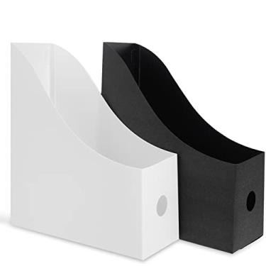 Imagem de 2 Unidades Caixa De Armazenamento De Arquivos Porta-documentos Montado Na Parede Caixas De Livros Para Biblioteca De Sala De Aula Lixeiras Da Sala De Aula Aluna Mesa Suprimentos Pp