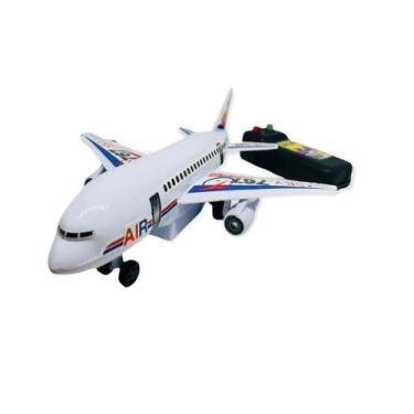 Avião de controle remoto portátil para crianças, planador RC, brinquedos de  avião ao ar livre, fácil de voar, luz, passatempo, meninos e meninas, 2CH -  AliExpress