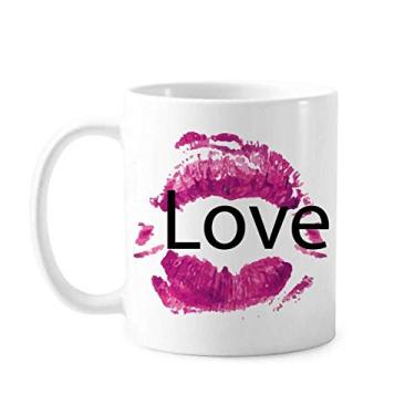 Imagem de Caneca de cerâmica para café e porcelana de cerâmica para o Dia dos Namorados