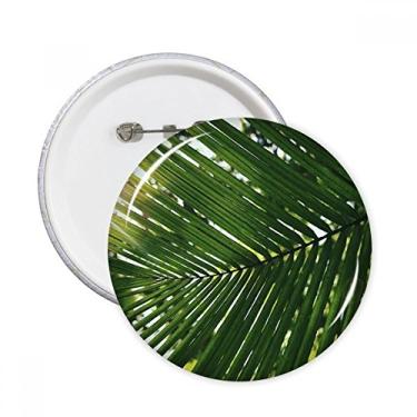 Imagem de Sunshine Folha Planta Imagem Natureza Alfinetes Redondos Emblema Botão Decoração Acessório 5pcs