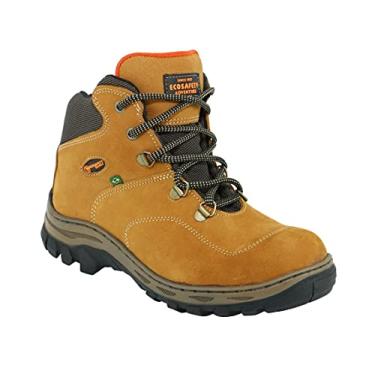 Imagem de BOTINA BOTA DE SEGURANÇA EM COURO NOBUCK CASTOR ECOSAFETY PS410 BICO PVC