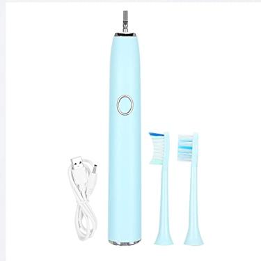 Imagem de Escova de dentes elétrica, 5 modos ajustáveis para cuidados dentários com dentes automáticos, escova de dentes portátil clareadora