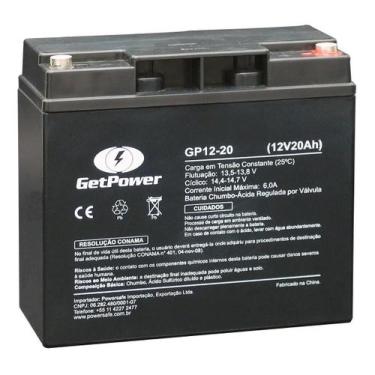Imagem de Bateria Gel Selada 12V 20Ah Agm - Get Power