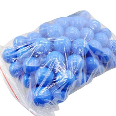 Imagem de Bolas de Tênis de Mesa Amosfun Bolas de Plástico Raffle Bolas Ocas Meio Ping Pong Bolas de Loteria para Jogo de Festa 40 mm 25 peças, Azul, Medium