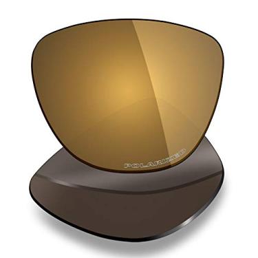 Imagem de Mryok + Lentes de reposição polarizadas para Oakley Frogskins Mix OO9428 - Bronze Dourado