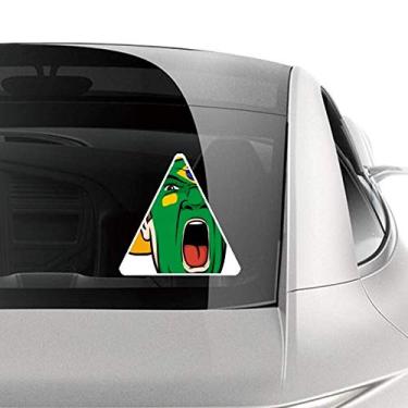 Imagem de DIYthinker Adesivo de carro com bandeira nacional do Brasil, adesivo para carro, motocicleta, bicicleta, bagagem