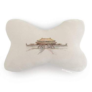 Imagem de DIYthinker Almofada para decoração de pescoço de carro Forbidden City in Beijing China