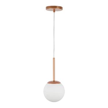 Imagem de Pendente Jabuticaba /1 Globo de Vidro - Rose Gold