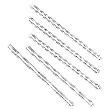 Imagem de HOSL Pacote com 100 alças de plástico transparente para etiqueta de bagagem