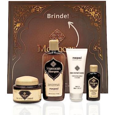 Imagem de Kit Marrocan Shampoo 240ml Máscara Capilar 200g Óleo de Argan 60ml e Creme Hidratante Corporal 100g