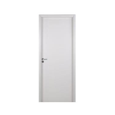 Imagem de Kit Porta De Madeira Lisa 215X64cm Com Batente De Mdf Ultra 10cm Melam