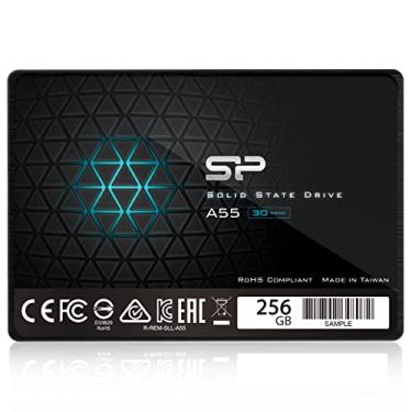 Imagem de SP SSD de 256 GB 3D NAND A55 SLC Cache Performance Boost SATA III 2,5 polegadas 7 mm (0,28") Unidade interna de estado sólido (SP256GBSS3A55S25)