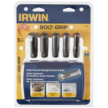 Imagem de IRWIN Conjunto de extrator de parafusos para parafusos de poço profundo, 5 peças (3094001)