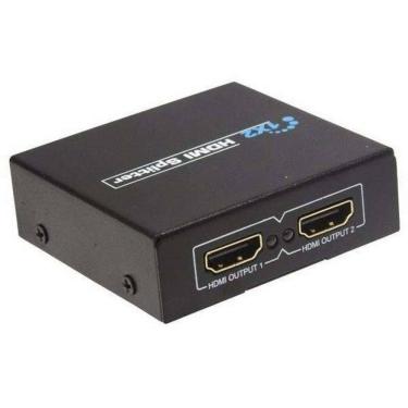 Imagem de Splitter Hdmi 1X2 Distribuidor Duplicador 1.3 Full Hd 1080P