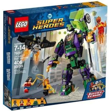 Imagem de Bloco D Montar Lego Dc Super Heroes Lex Luthor Mech Takedown
