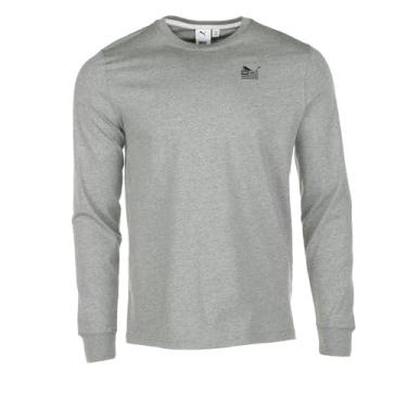 Imagem de PUMA Camiseta de manga comprida Hussle Every Day cinza médio mesclado MD