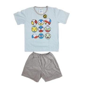 Imagem de Pijama Infantil Masculino Pokebolas Izitex-Masculino
