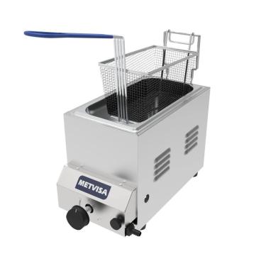 Imagem de Fritadeira a Gás Metvisa 1 Cuba 3 Litros FG3S