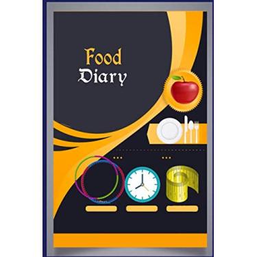Imagem de Diário alimentar: Diário de dieta e perda de peso. Caderno, planejador para qualquer plano de emagrecimento e fitness. Rastreador de perda de peso. Alcance seus objetivos de saúde e dieta