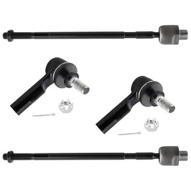 Imagem de YMAUGP Extremidade de haste de direção interna frontal externa ES3466 EV396 para INFINITI QX4 1997-2003, kit de extremidade de haste de direção para Nissan Pathfinder 1996-2004, kit de extremidade de