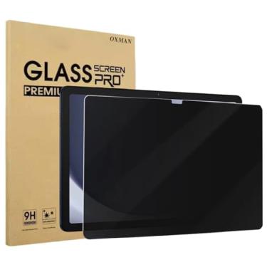 Imagem de OXMAN Privacy 1 pacote com protetor de tela para Samsung Galaxy Tab A9 Plus 11 polegadas 2023, vidro temperado compatível com capa para tablet Samsung A9 Plus/A9+ 11'' 5G (SM-X210/X216/X218)