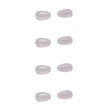 Imagem de NicelyFit Almofadas de nariz transparentes para armações de óculos Oakley OX3122 Tincan Tinfoil Tailpin Caveat Feedback etc., Transparente., 12mm x 7mm