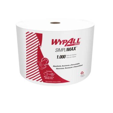 Imagem de Rolo Jumbo Wypall X50 c/1000 Panos Limpeza Kimberly Clark 