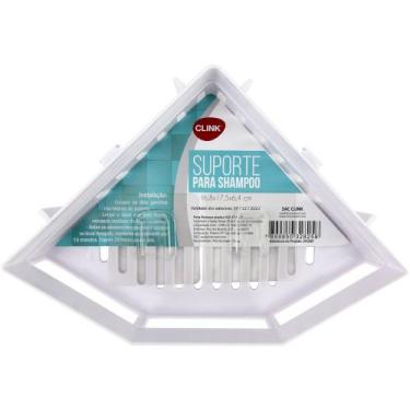 Imagem de Suporte para Shampoo Organizador sem furos na parede - Yaay, Branco