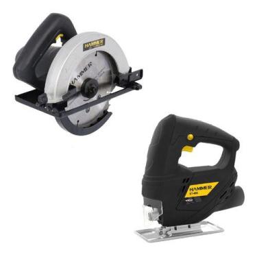 Imagem de Kit Marceneiro Top Serra Circular + Serra Tico Tico - HAMMER, 220V