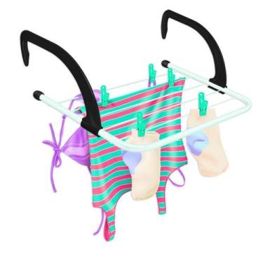 Imagem de Varal De Roupas Portátil Médio Secalux Resistente Supenso