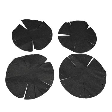 Imagem de Forros de Feltro para Plantador de Tecido, Vaso de Flores para Cestos Suspensos Com Maior Resistência Ao Rasgo, Forro de de Substituição de Jardim Respirável para Plantas, (12in)