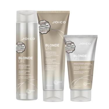 Imagem de Kit Triplo Joico Blonde Life Shampoo, Condicionador e Máscara - KITS